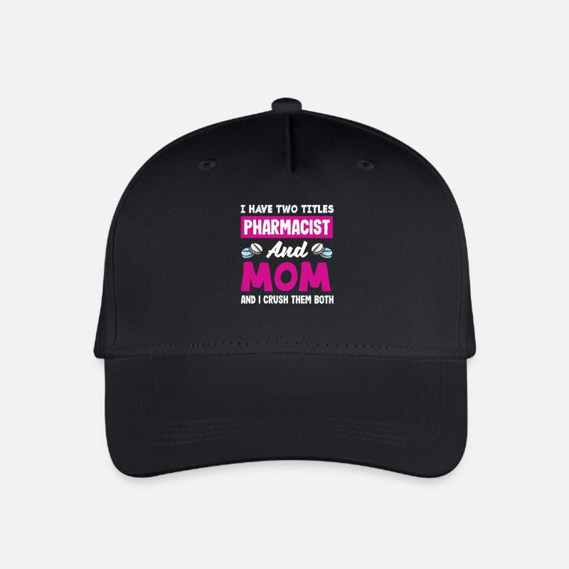 Maman pharmacienne Crush Boths Pharmacien - Casquette de baseball bio Enfant - noir