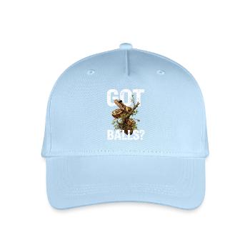 Königspython Schlangen Liebhaber Terrarium Python - Kinder Bio Basecap - Hellblau - Vorne