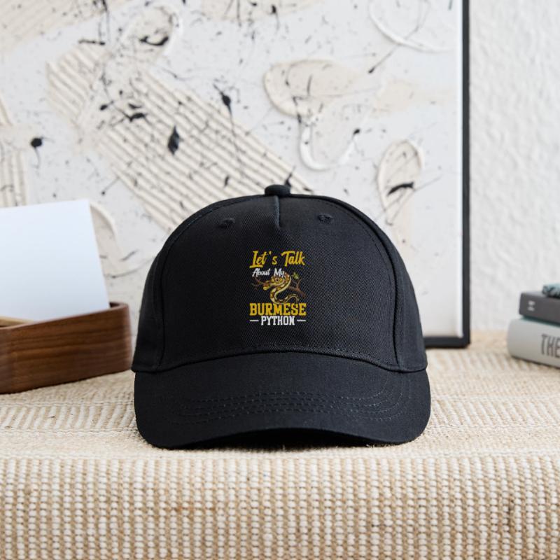 Propriétaire de python birman, terriarium de serpent, cacher un python Casquette de baseball bio Enfant