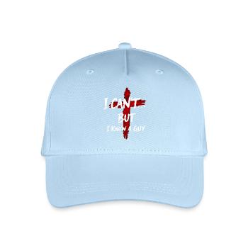 I Know A Guy – Minimalist Faith and Hope - Organic Kids’ Baseball Cap - light blue - Front