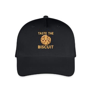 Taste the Biscuit - Organic Kids’ Baseball Cap - black - Front