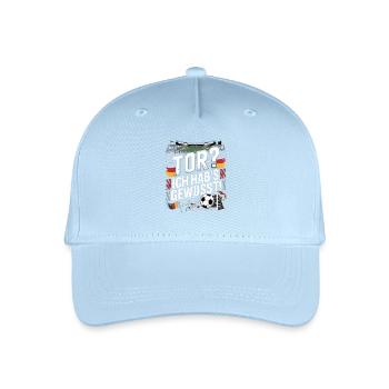 Goal? I knew it! Football Fan - Organic Kids’ Baseball Cap - light blue - Front