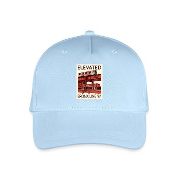 Elevated Bronx Line 84 Grafik - Kinder Bio Basecap - Hellblau - Vorne