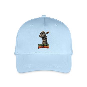 Emo Dinosaur, Sad Dino, Emotional - Organic Kids’ Baseball Cap - light blue - Front