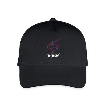 Breakdance B-Boy Street Dance Hip Hop - Organic Kids’ Baseball Cap - black - Front