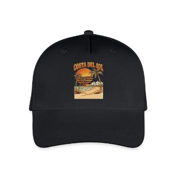 Vacances Costa del Sol Espagne - Casquette de baseball bio Enfant - noir - Devant