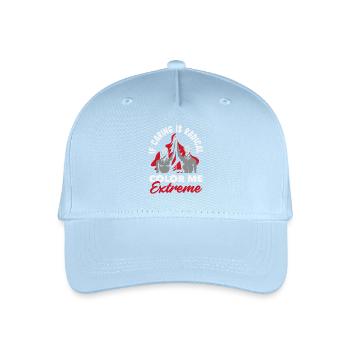 radicalized by fundamental - Organic Kids’ Baseball Cap - light blue - Front
