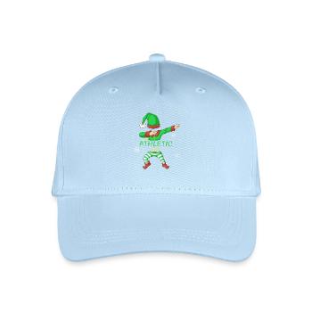 Athletisches Elfen-Familienshirt - Kinder Bio Basecap - Hellblau - Vorne