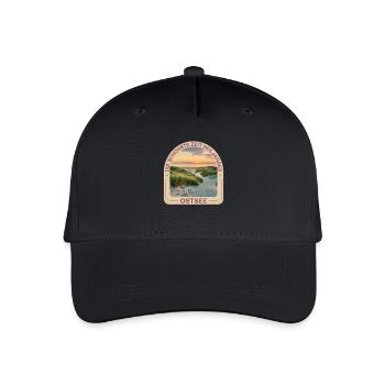  Die Schönste Zeit Des Jahres Ostsee - Kinder Bio Basecap - Schwarz - Vorne