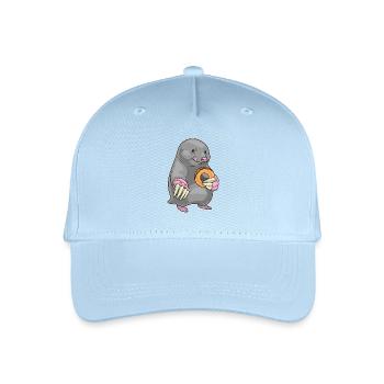 Maulwurf Donut - Kinder Bio Basecap - Hellblau - Vorne