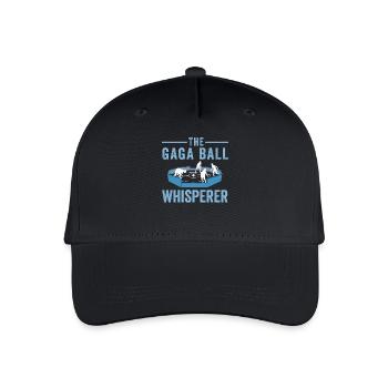 Gaga-Kugel-Flüsterer - Kinder Bio Basecap - Schwarz - Vorne