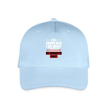 Stolzer Vater Der Tochter Der Coolste Vater - Kinder Bio Basecap - Hellblau - Vorne