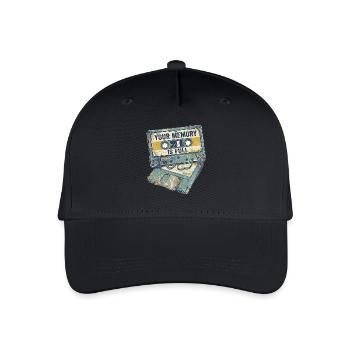 Full Memory - Organic Kids’ Baseball Cap - black - Front
