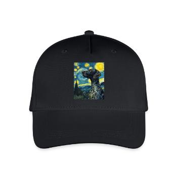 Allemand à poil court - Casquette de baseball bio Enfant - noir - Devant