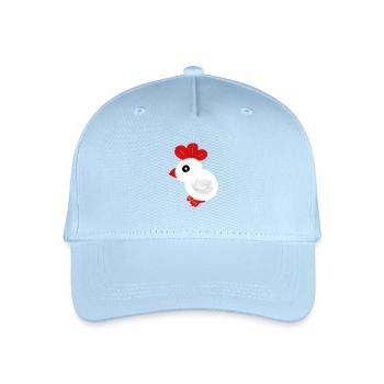 Poussin, bébé, poulet, enfant de Pâques - Casquette de baseball bio Enfant - bleu clair - Devant