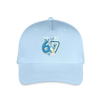 I was 6 Now Im 7 Birthday Shirt Kids 7 Birthday - Casquette de baseball bio Enfant - bleu clair - Devant