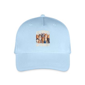 Celebrate Cat Diversity Cats - Organic Kids’ Baseball Cap - light blue - Front