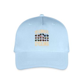 Célébrez le Cyclisme Rétro - Casquette de baseball bio Enfant - bleu clair - Devant