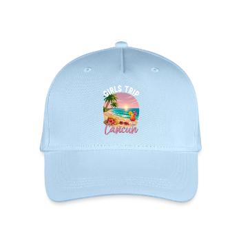 Voyage des filles Cancún - Casquette de baseball bio Enfant - bleu clair - Devant