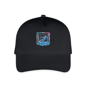 Gardien de but liquide qui goutte - Casquette de baseball bio Enfant - noir - Devant