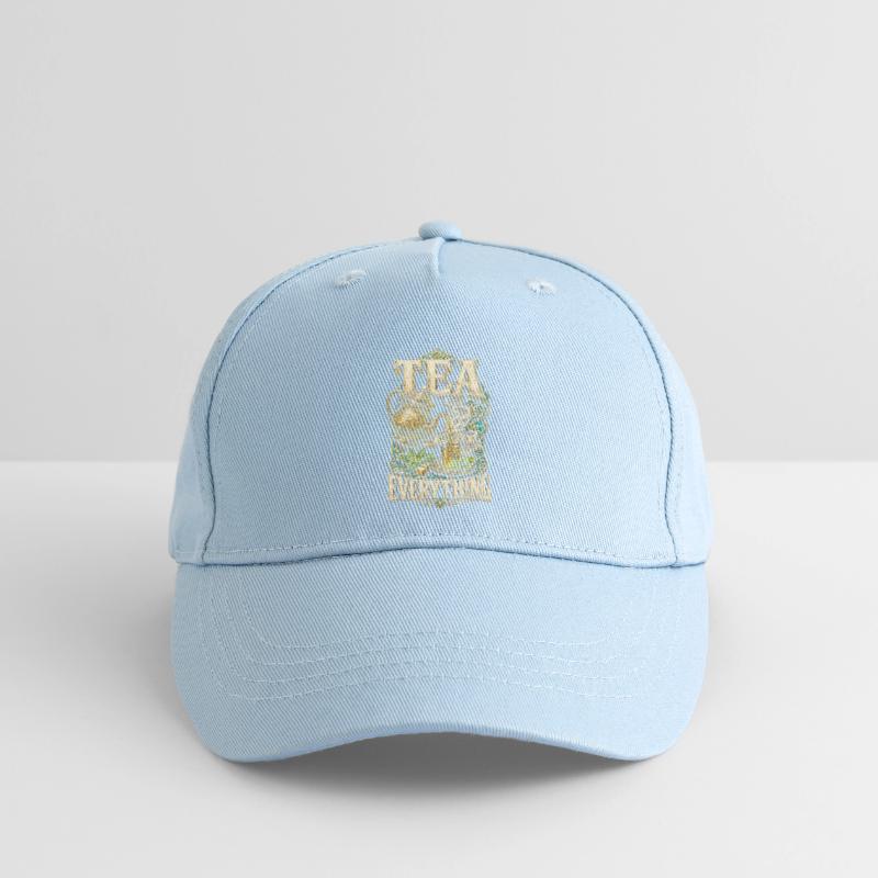Moroccan Morocco Tea Solves Everything Organic Kids’ Baseball Cap