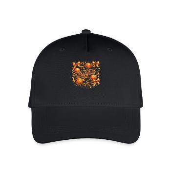 Vintage Basketball Bows | Trendy Sport Style - Organic Kids’ Baseball Cap - black - Front