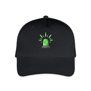 Green Siren Warning Light - Emergency Vehicle Emergency - Organic Kids’ Baseball Cap - black - Front
