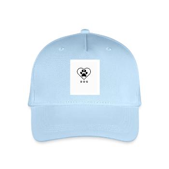 Dog love - Organic Kids’ Baseball Cap - light blue - Front