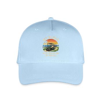 Get in Loser Golf Cart Sunset - Organic Kids’ Baseball Cap - light blue - Front