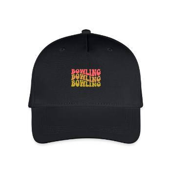 Bowling - Kinder Bio Basecap - Schwarz - Vorne