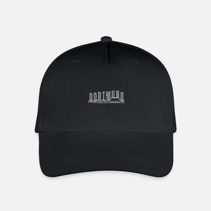 Dortmund Skyline - Kinder Bio Basecap - Schwarz