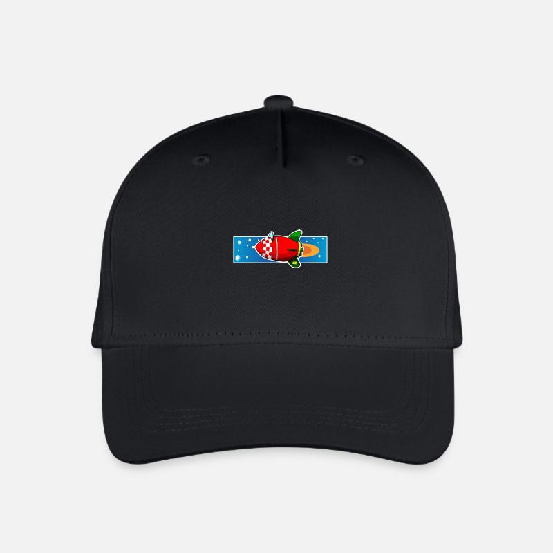Raketenkopie - Kinder Bio Basecap - Schwarz