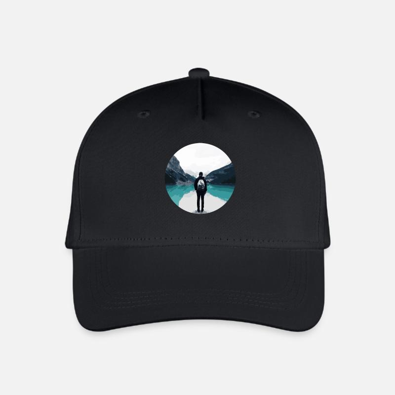 Adventure - Organic Kids’ Baseball Cap - black