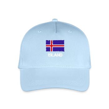 Iceland - Organic Kids’ Baseball Cap - light blue - Front