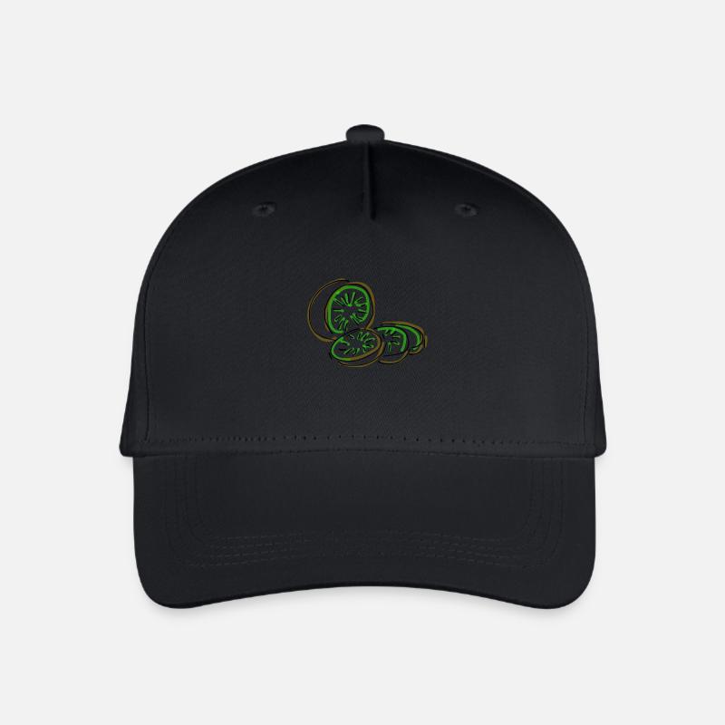 kiwi - Organic Kids’ Baseball Cap - black