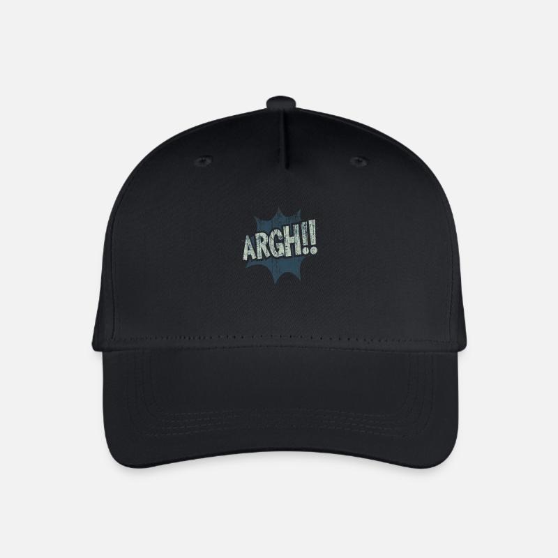 Argh - Organic Kids’ Baseball Cap - black
