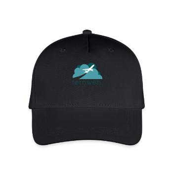 fernweh geschenk idee reisen - Kinder Bio Basecap - Schwarz - Vorne