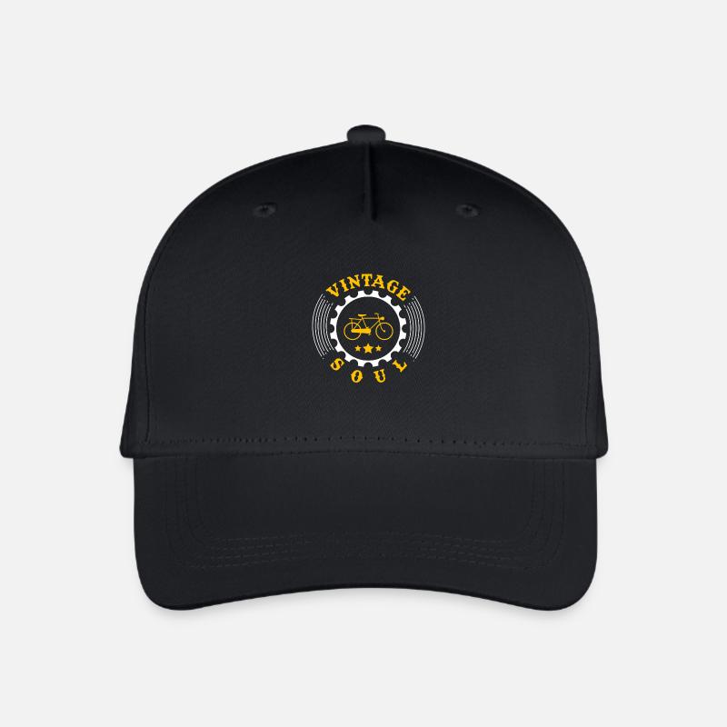 Âme Vintage - Casquette de baseball bio Enfant - noir