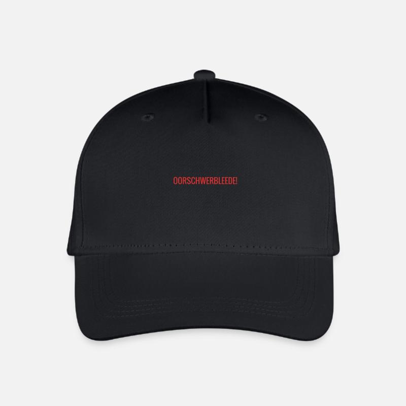 Oorschwerbleede sächsisch - Kinder Bio Basecap - Schwarz