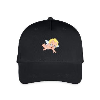 Engel - Kinder Bio Basecap - Schwarz - Vorne