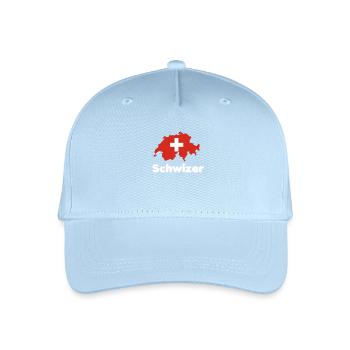 Schwizer - Swiss motive - Organic Kids’ Baseball Cap - light blue - Front