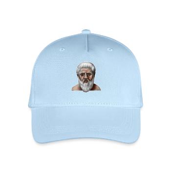 Platon Griechischer Philosoph - Kinder Bio Basecap - Hellblau - Vorne