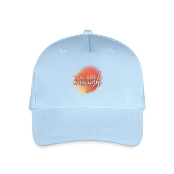 You're Enough - Organic Kids’ Baseball Cap - light blue - Front