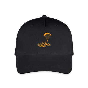 Skydive Paragliding - Kinder Bio Basecap - Schwarz - Vorne