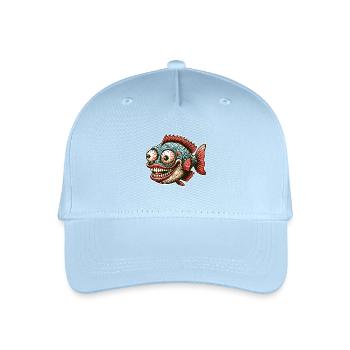 Fish - Organic Kids’ Baseball Cap - light blue - Front