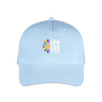 Krankenpfleger Krankenpflegerin Krankenschwester - Kinder Bio Basecap - Hellblau - Vorne