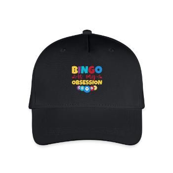 Bingo Game Bingo Is My Obsession Bingo - Organic Kids’ Baseball Cap - black - Front