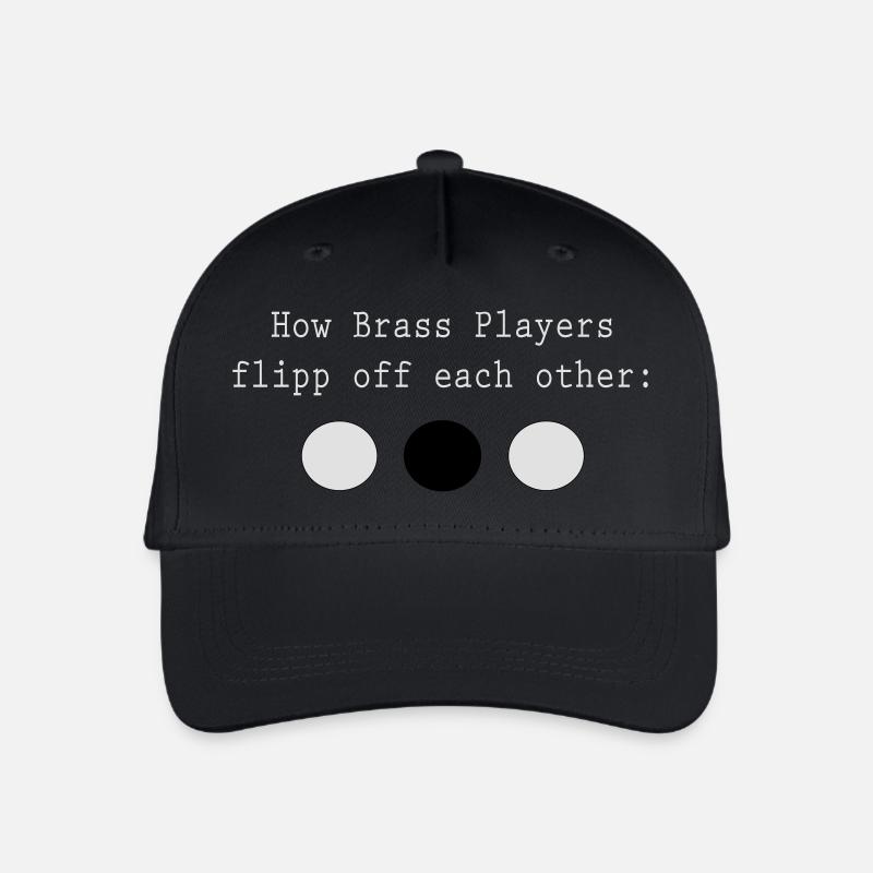 How brass players flipp off each other - Kinder Bio Basecap - Schwarz