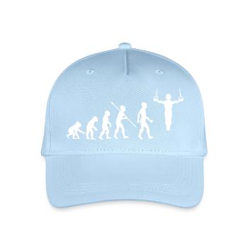 Evolution Gymnastics Gymnastics Acrobatics Gymnastics - Organic Kids’ Baseball Cap - light blue - Front