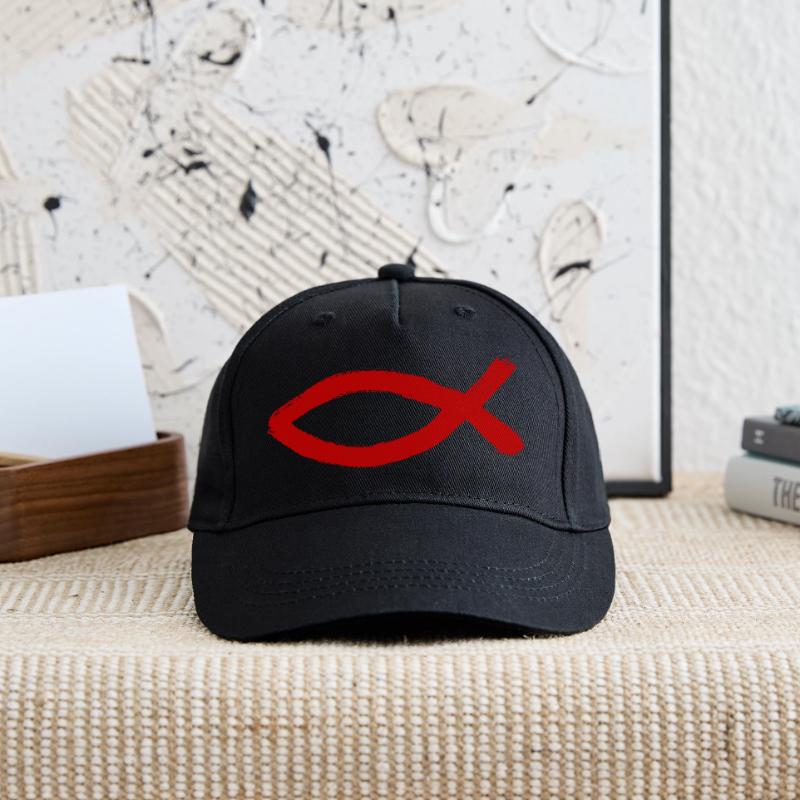 Jesus fish Ichthys fish fish Organic Kids’ Baseball Cap